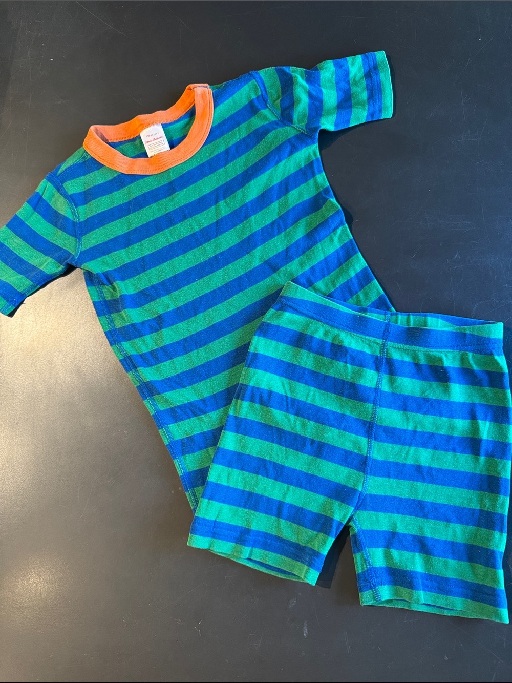 Hanna Andersson Organic Shortie Pajamas, Striped